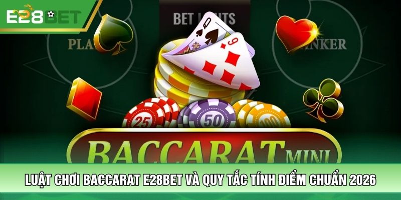 Luật Chơi Baccarat E28bet Và Quy Tắc Tính Điểm Chuẩn 2026