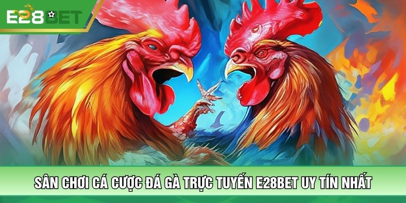 Sân chơi cá cược đá gà trực tuyến E28BET uy tín nhất